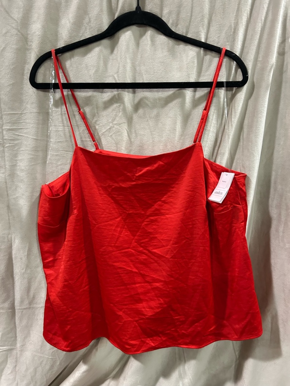 Auden Red Spaghetti Strap pajama top